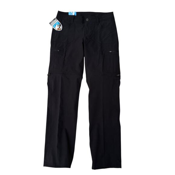 NWT Kuhl Women's Horizn Convertible 32" inseam Pant Size 6 Color Raven - Picture 1 of 6